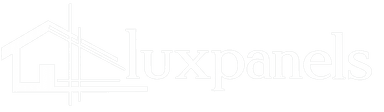 LuxPanels — логотип будівельної компанії